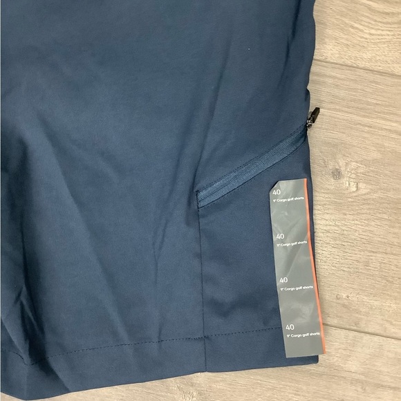 Men's All in motion 40 XL Golf Shorts Lightweight Navy Chino Khakis Stretch New - Picture 7 of 9